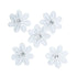 Lace Star Daisy Flower with Diamantes and Pearls
